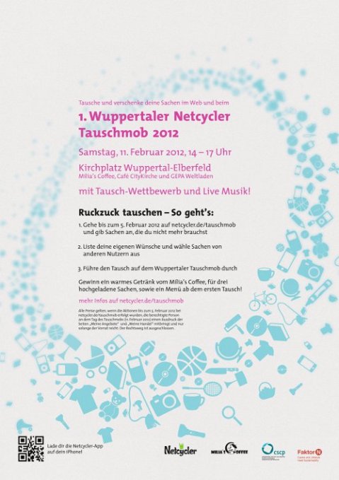 Wuppertal Tauschmob Poster image